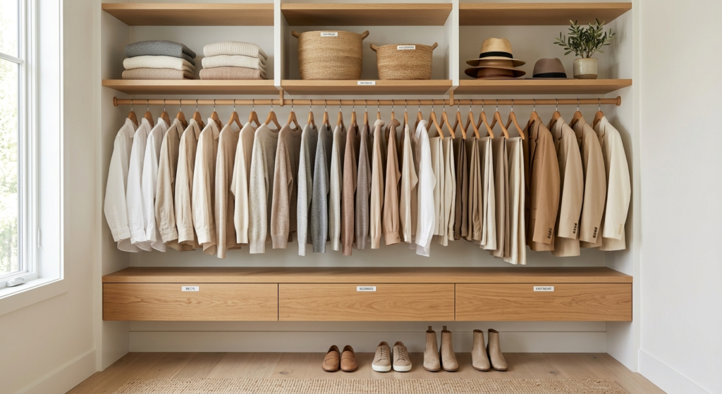 Sådan implementerer du en minimalistisk garderobe